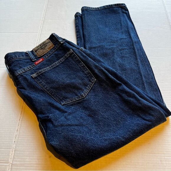 Wrangler Men's Blue Jeans Reg Fit 38X30 - Picture 2 of 8